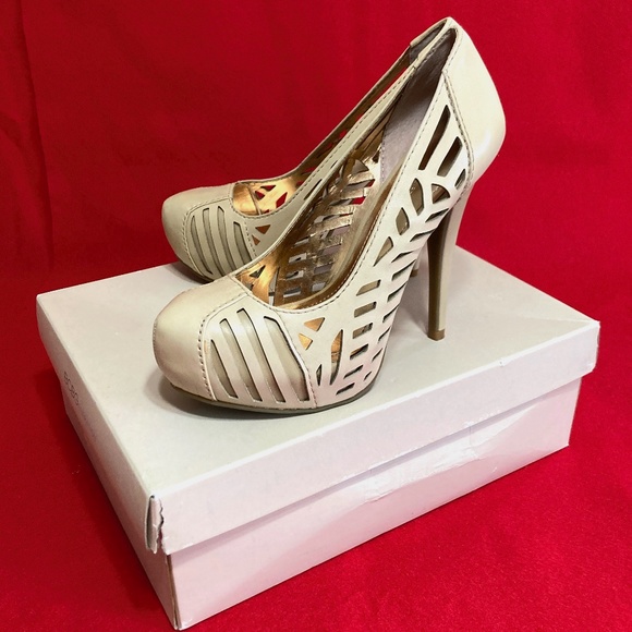 Bcbg Bg-elba Mojave Vachetta Tan Womens Heels Aztec Mayan Sz 6.5B - Picture 7 of 8